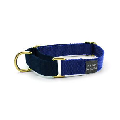 Cobalt with Navy Martingale Collar