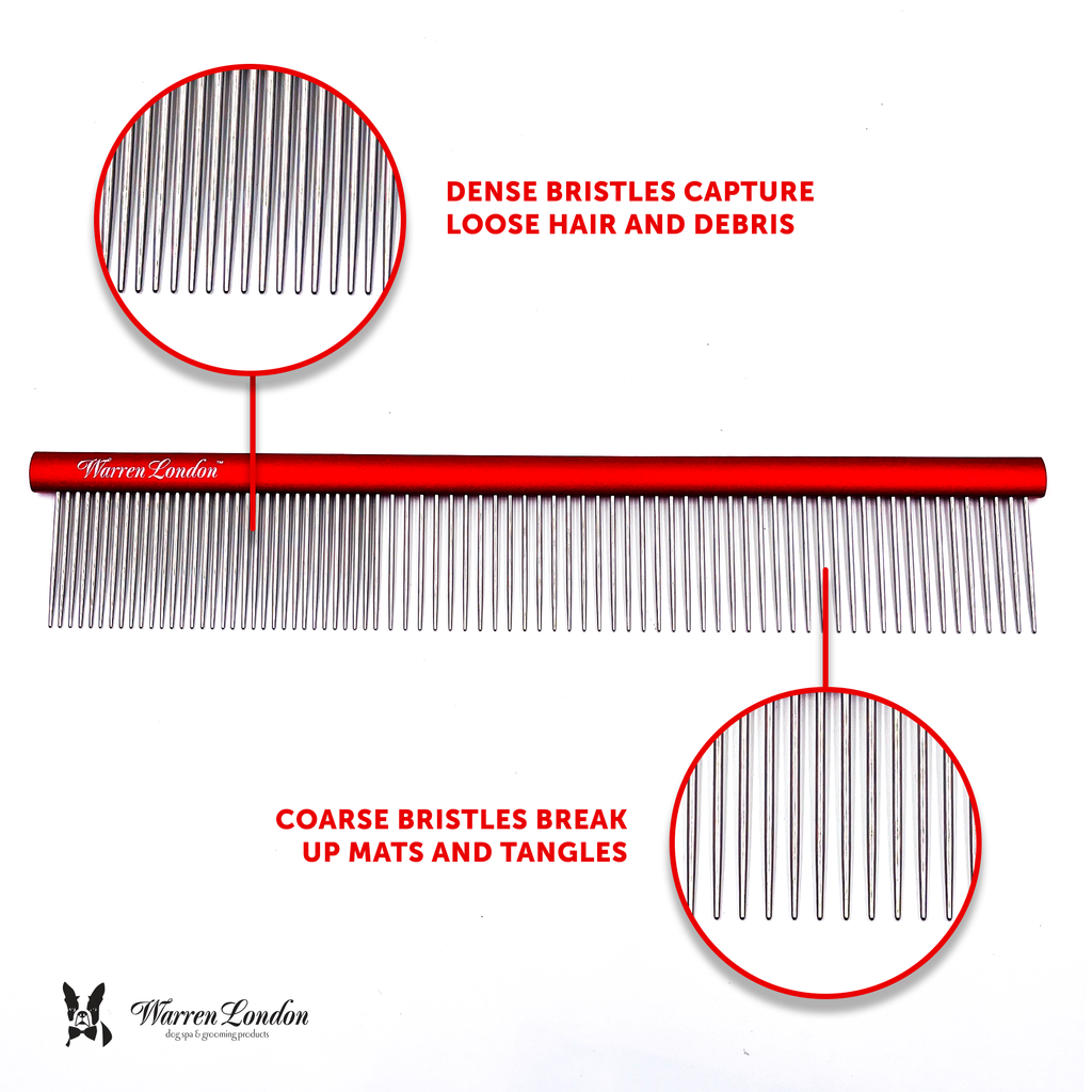 Detangling Comb for Dogs - 10" Strong and Durable Grooming