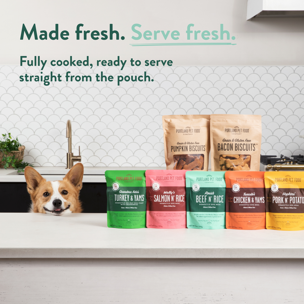 Rosie's Beef N Rice Human Grade Fresh Wet Food Dog Pouches