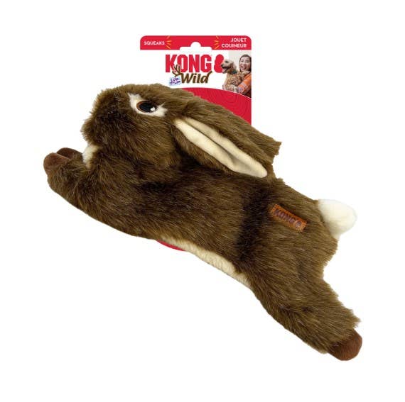 KONG® Wild Low Stuff Rabbit Dog Plush Toy Medium