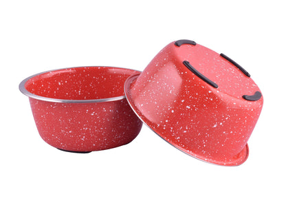 ThoozyPet Camping Bowls Red: 62oz