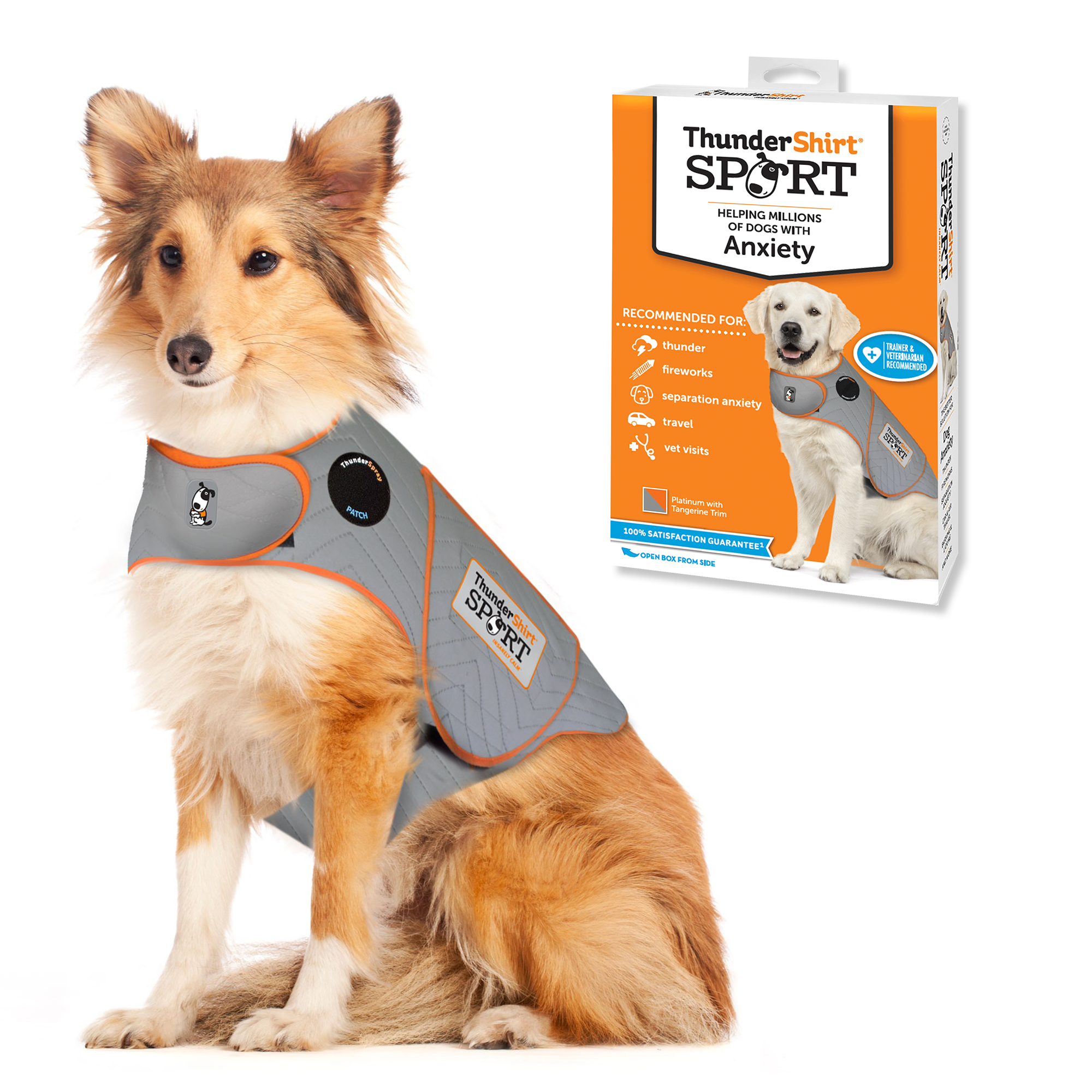 ThunderShirt for Dogs Platinum Sport - Dog Anxiety