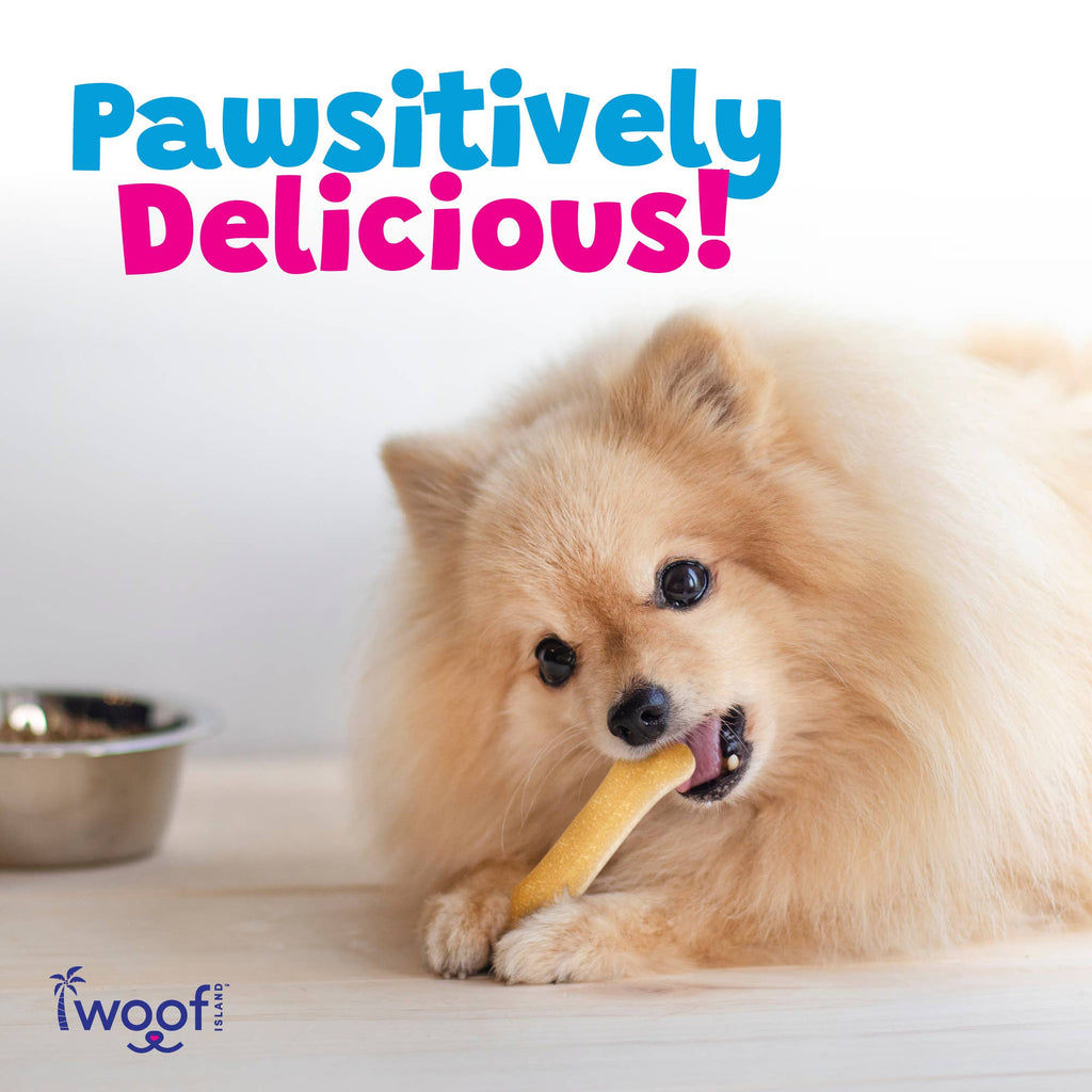 Coconut Dog Bones Premium Treats 2 Count: Single Bag