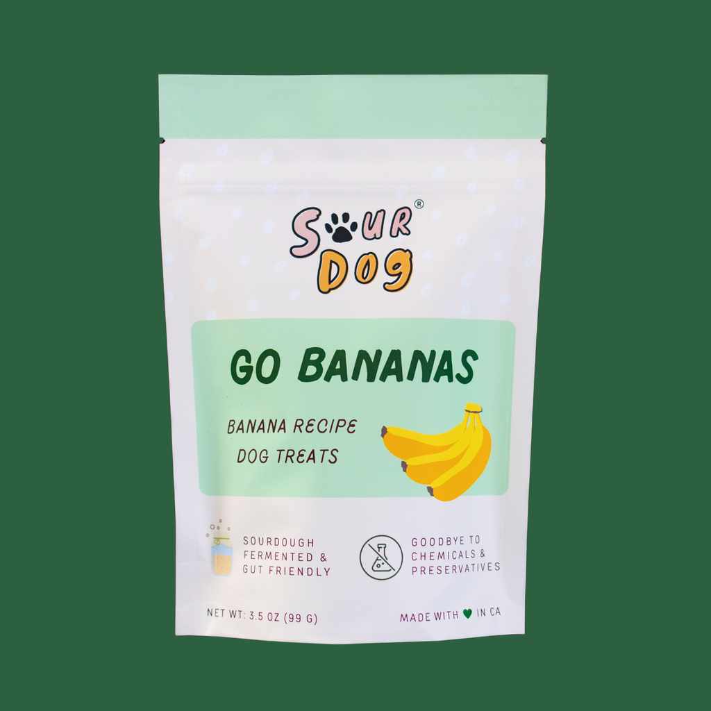 Go Bananas - Banana Sourdough Dog Treats