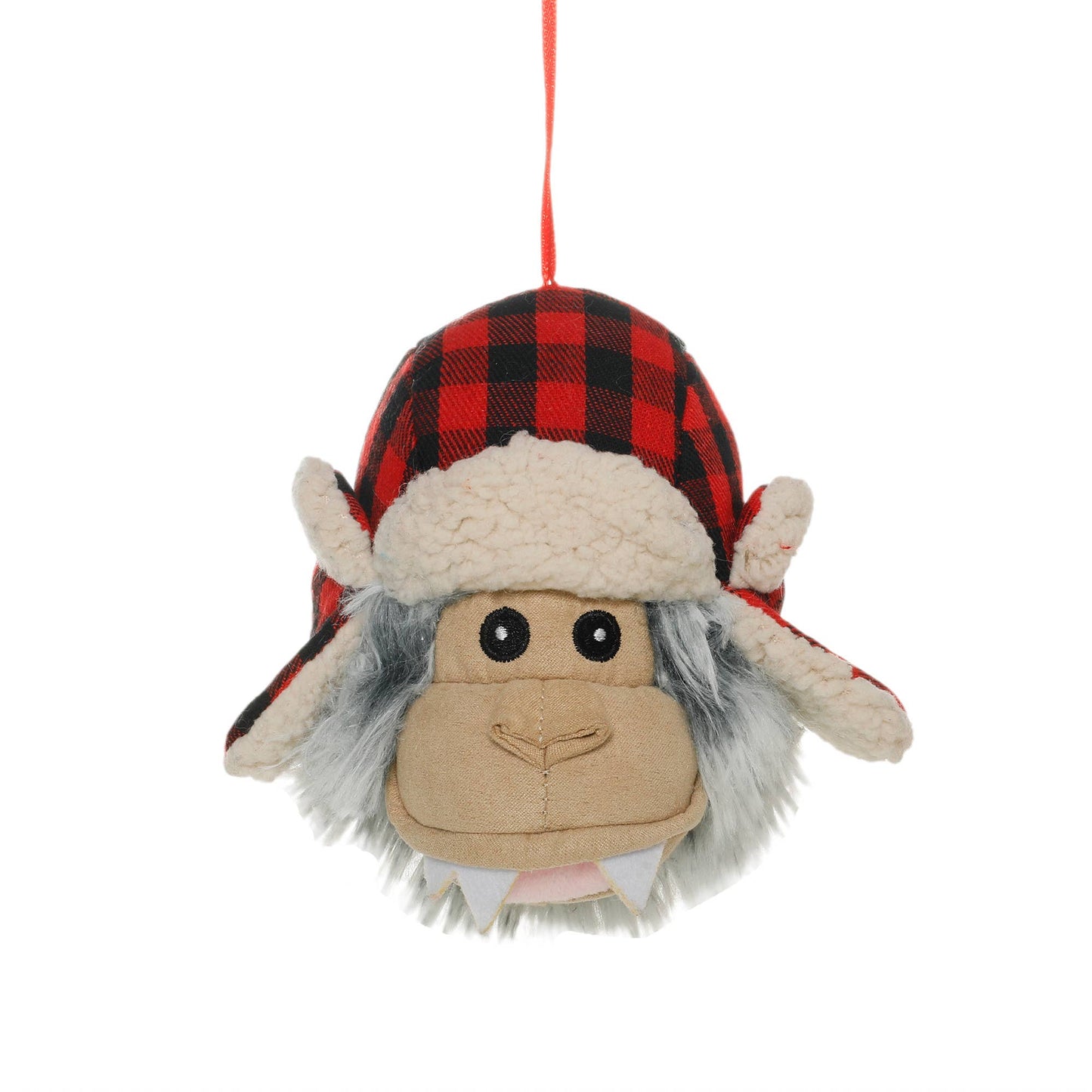 2-in-1 Holiday Yeti Fetch Ball Dog Toy