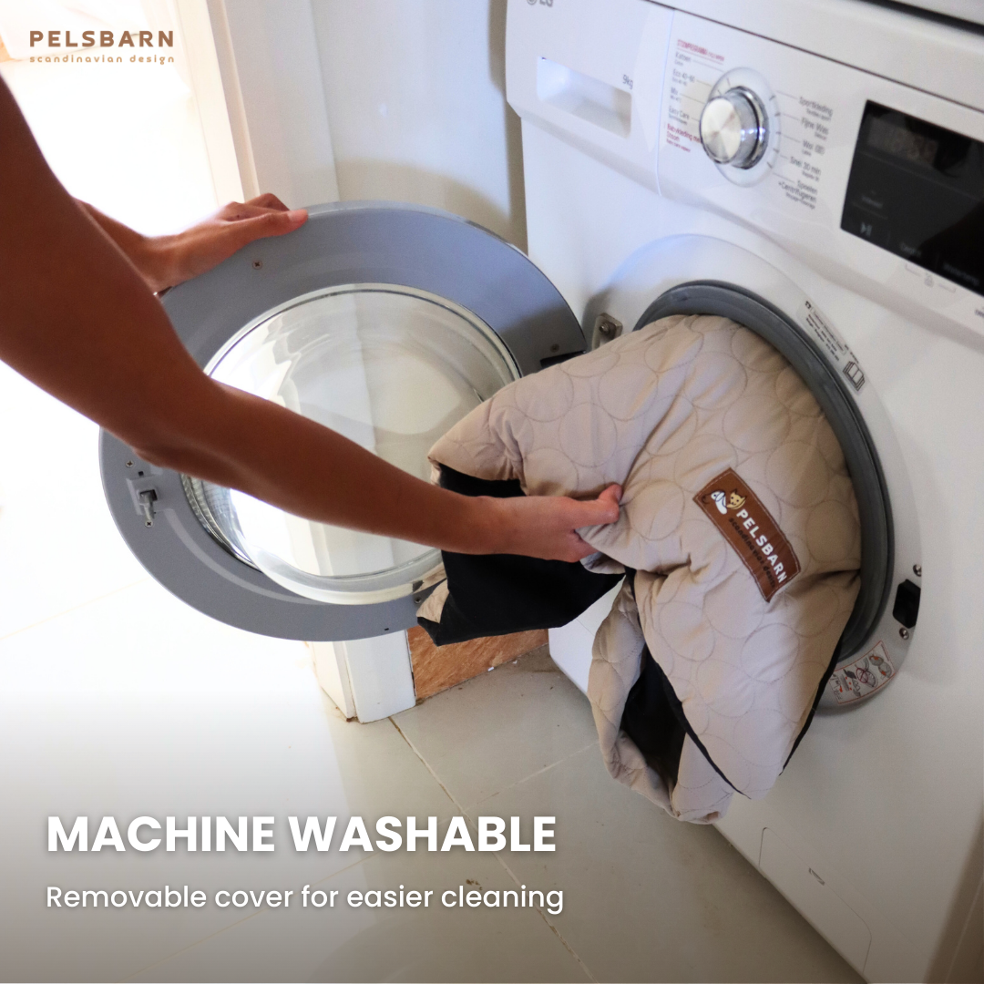 Cooling Dog Bed Heat Relief - Pelsbarn : Beige / M/L