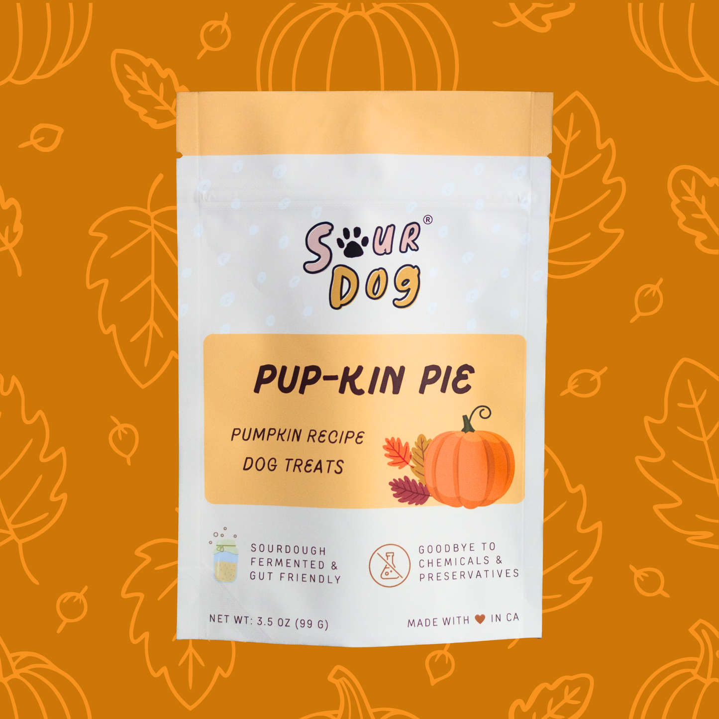 Pupkin Pie - Pumpkin Sourdough Dog Treats