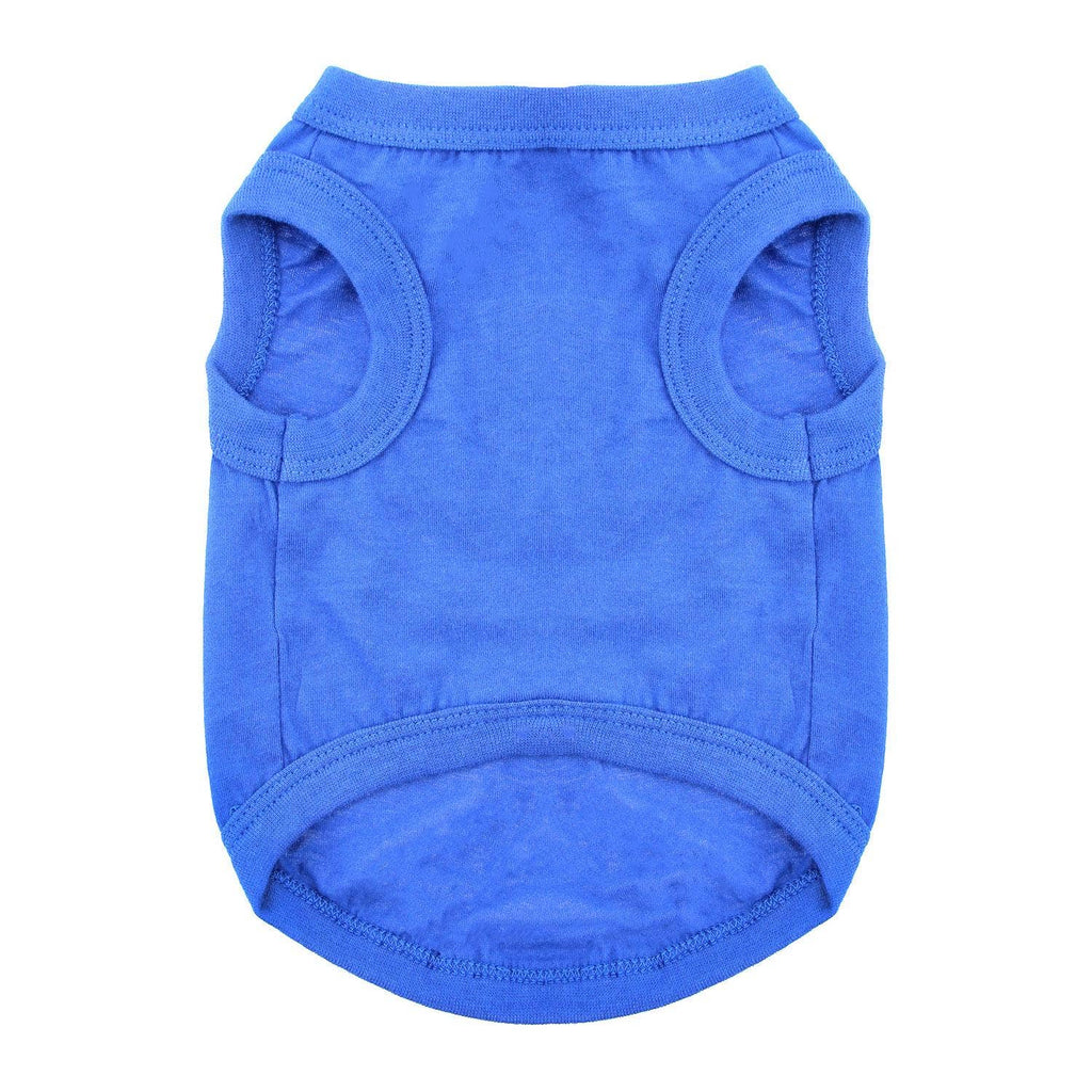 Cotton Dog Tank - Nautical Blue