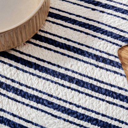 Hampton Pet Placemat - Stylish and Chic: Blue