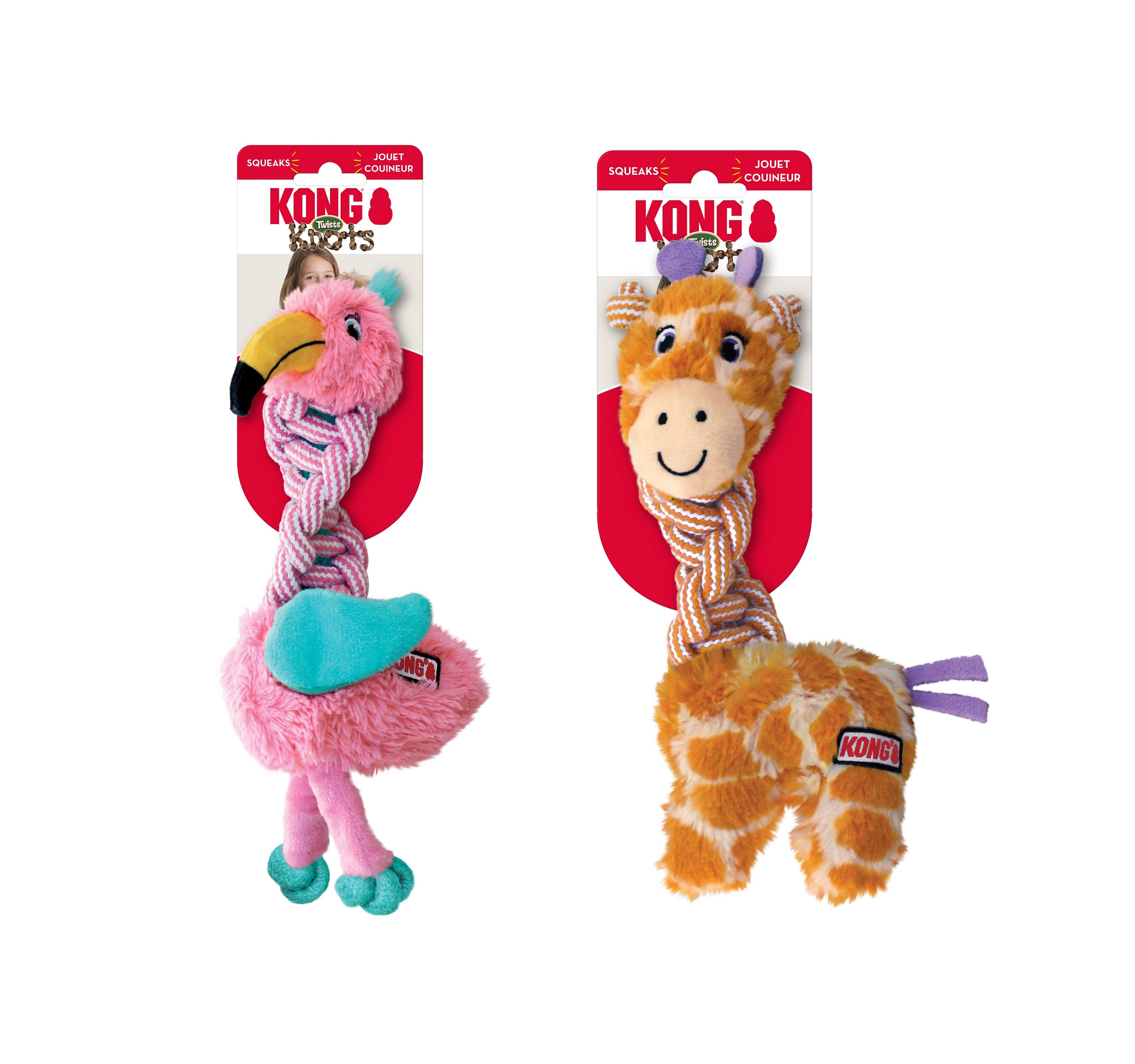 KONG® Knots Twists Dog Rope Toy Small/Medium