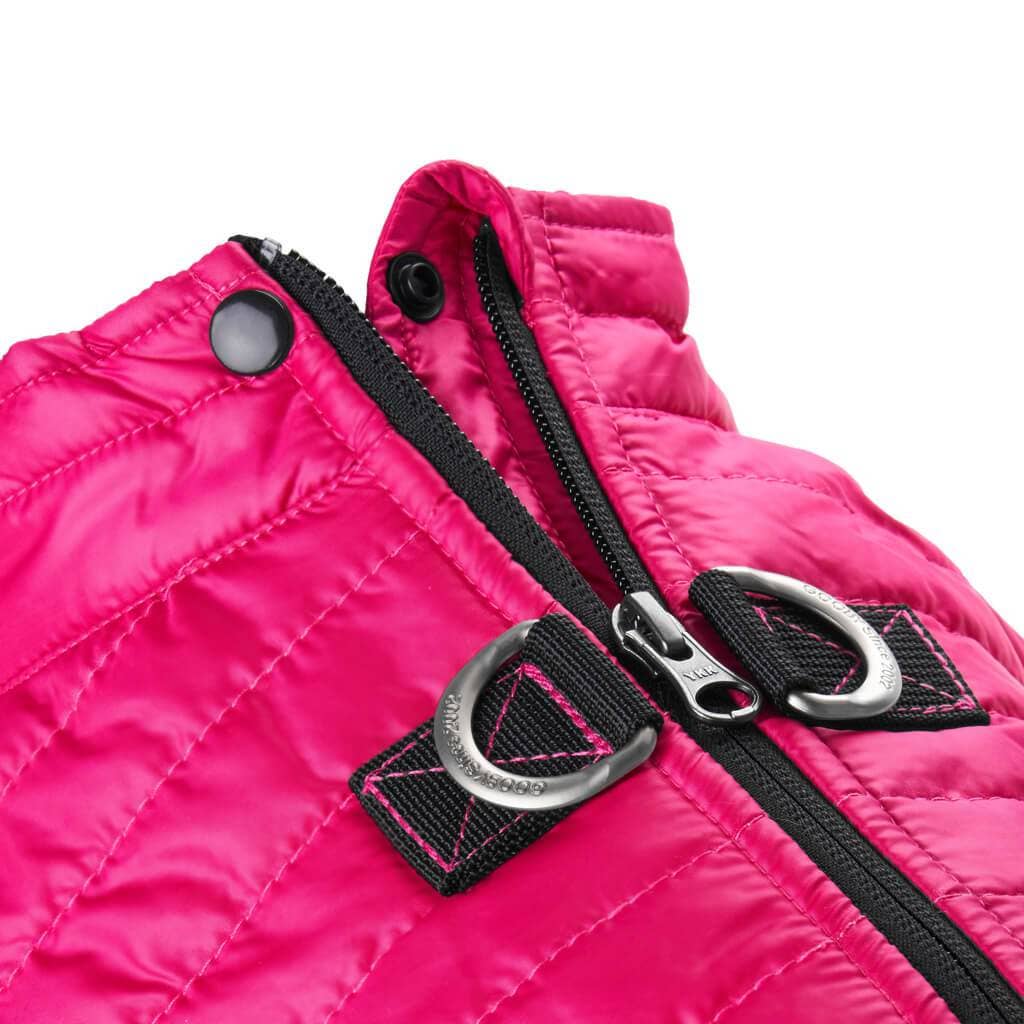 Puffer Vest: Pink / X-Large