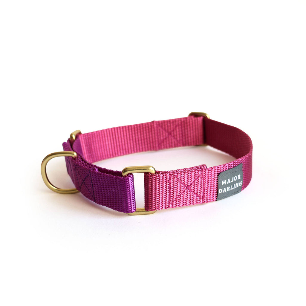 Martingale Collar / Rose + Grape: Medium