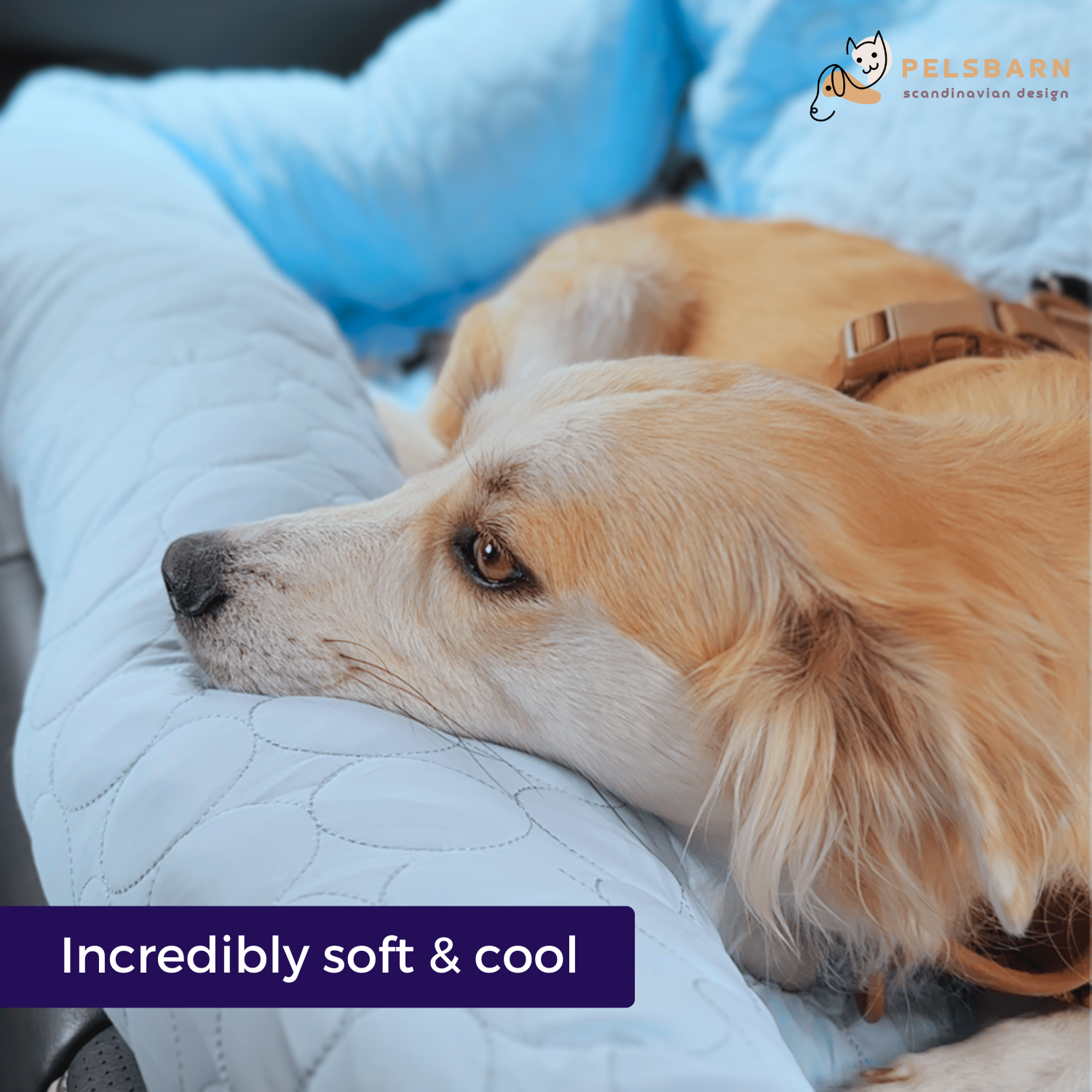 Cooling Car Bed Heat Relief - Pelsbarn 🐾: Beige / XL
