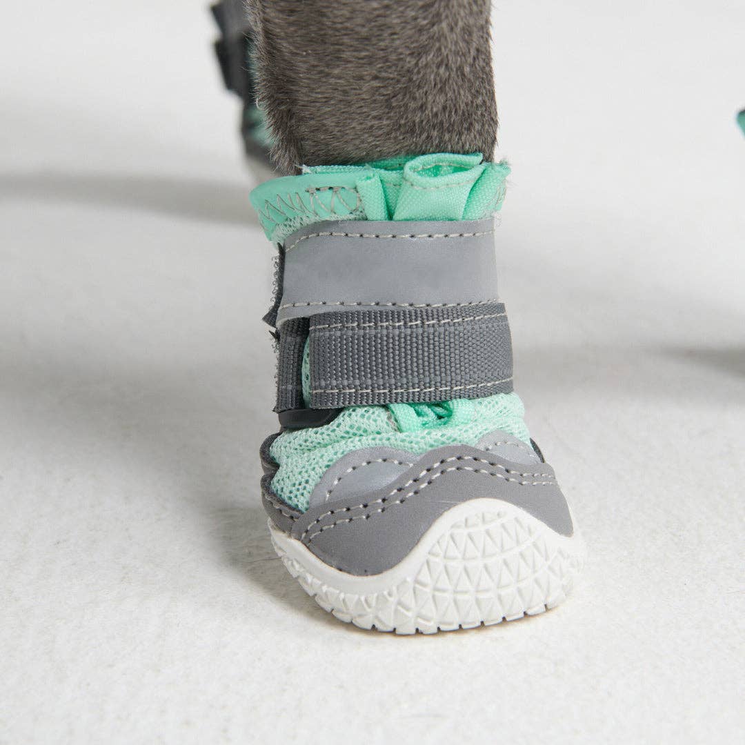 Hot Pavement Pawtector Dog Shoes - Teal: C (6.1cm-7.0cm / 2.4"-2.7")