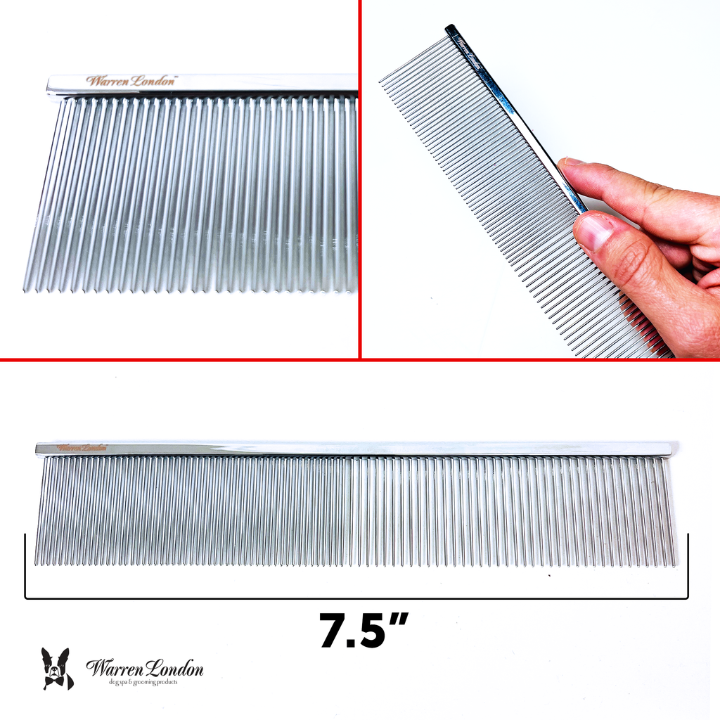 Groomer's Everyday Dog Comb - 7.5 Inch Essential Grooming To