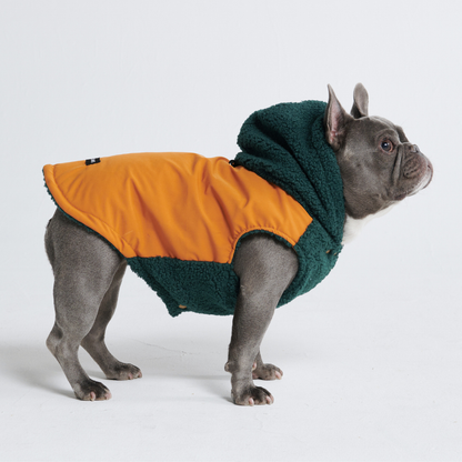 Reversible Jacket - Green and Orange: 3XL