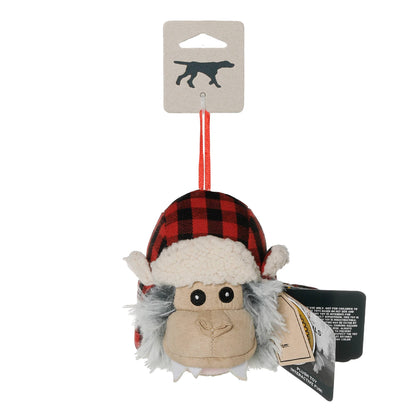 2-in-1 Holiday Yeti Fetch Ball Dog Toy