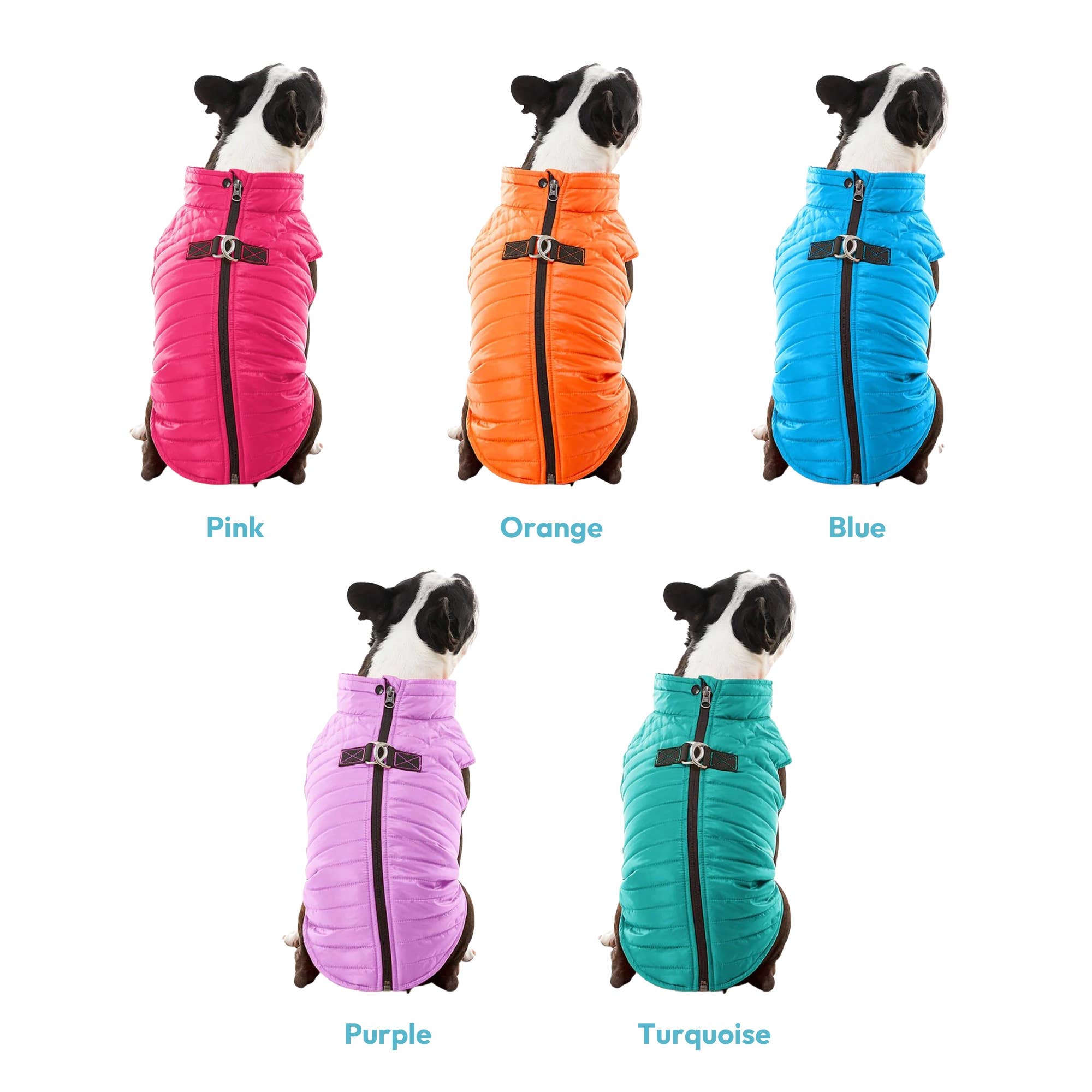 Puffer Vest: Orange