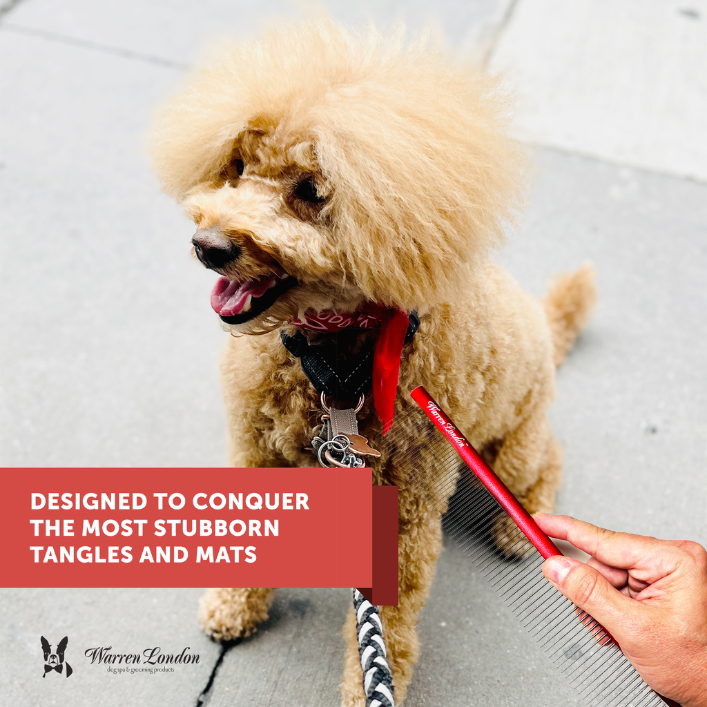 Detangling Comb for Dogs - 10" Strong and Durable Grooming