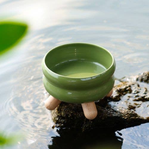 Gulu Pet Water Bowl: Beige