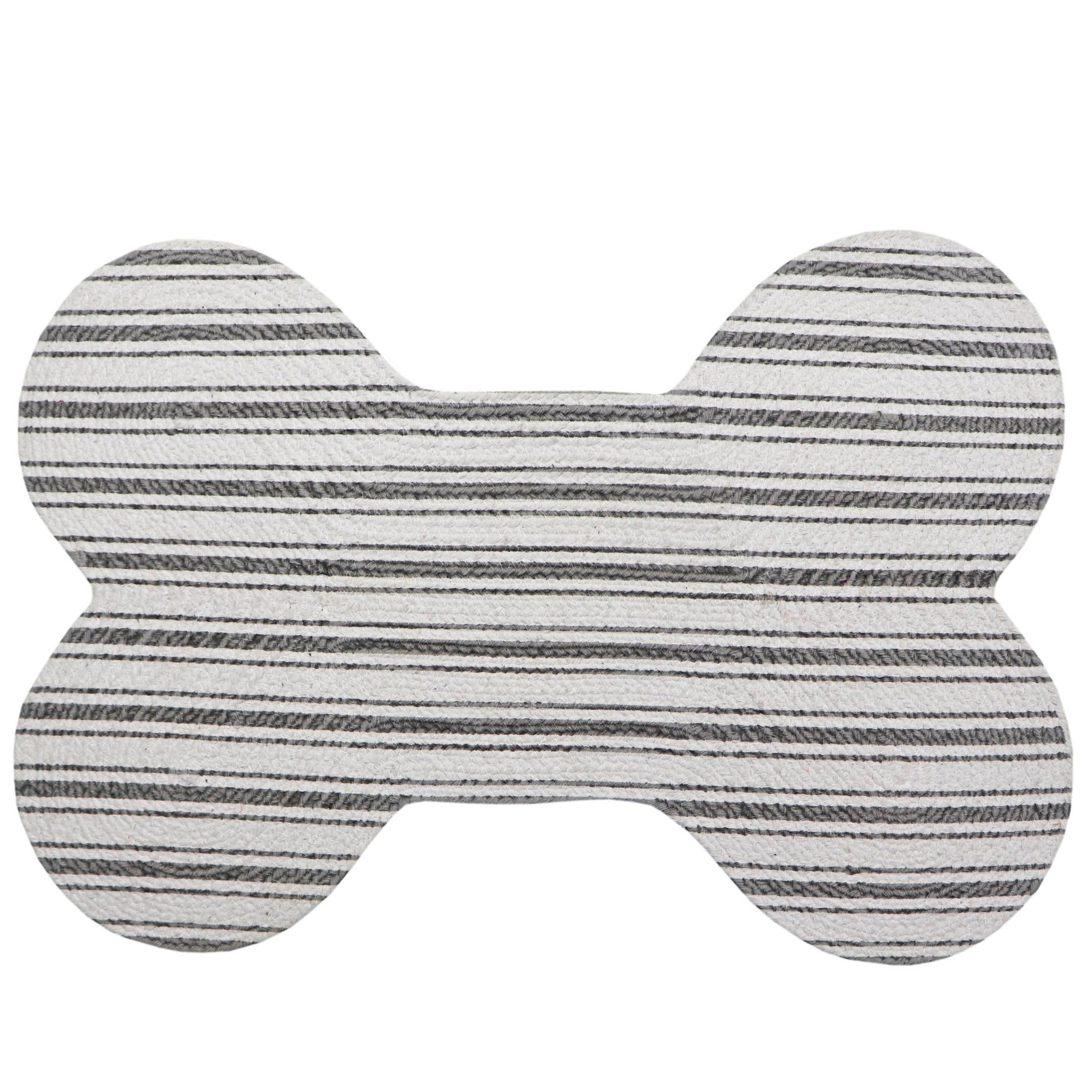 Hampton Pet Placemat - Stylish and Chic: Grey