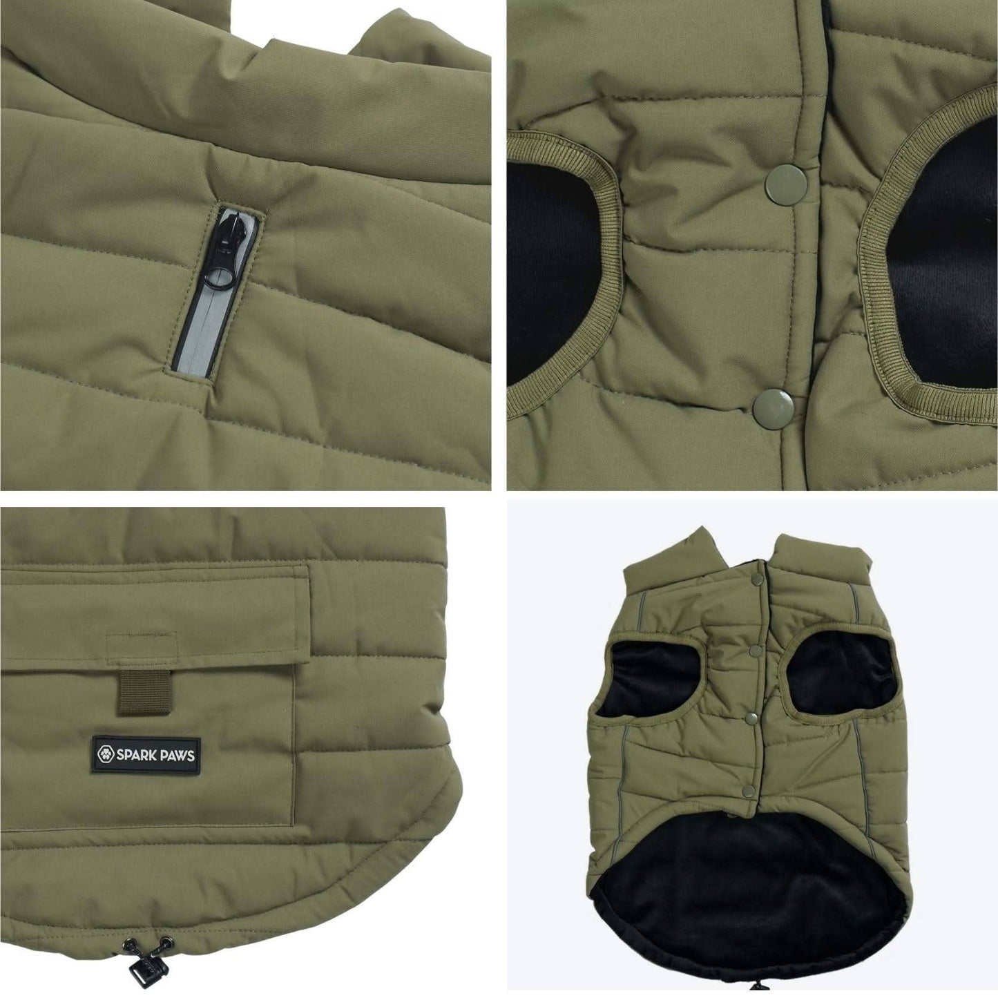 WarmShield Water-Resistant Jacket - Olive