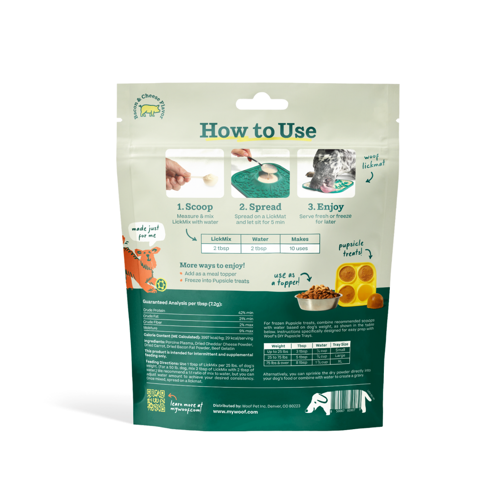 LickMat LickMix - Bacon & Cheese