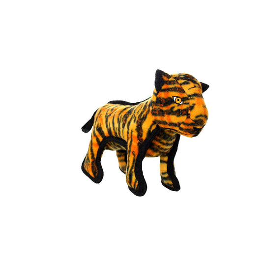Tuffy Jr Zoo Tiger, Durable, Squeaky Dog Toy