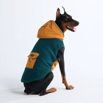 Reversible Jacket - Green and Orange: 3XL
