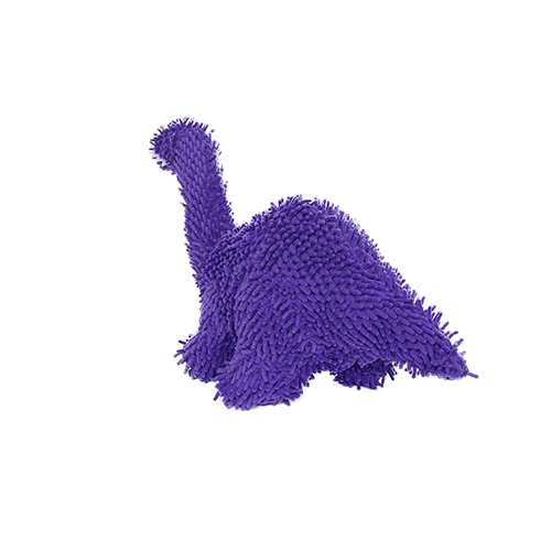 Mighty Microfiber Ball Brachiosaurus, Squeaky Dog Toy