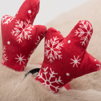 Jingle all the Way, Rudy Reindeer Squooshie™ Dog Toy: Small