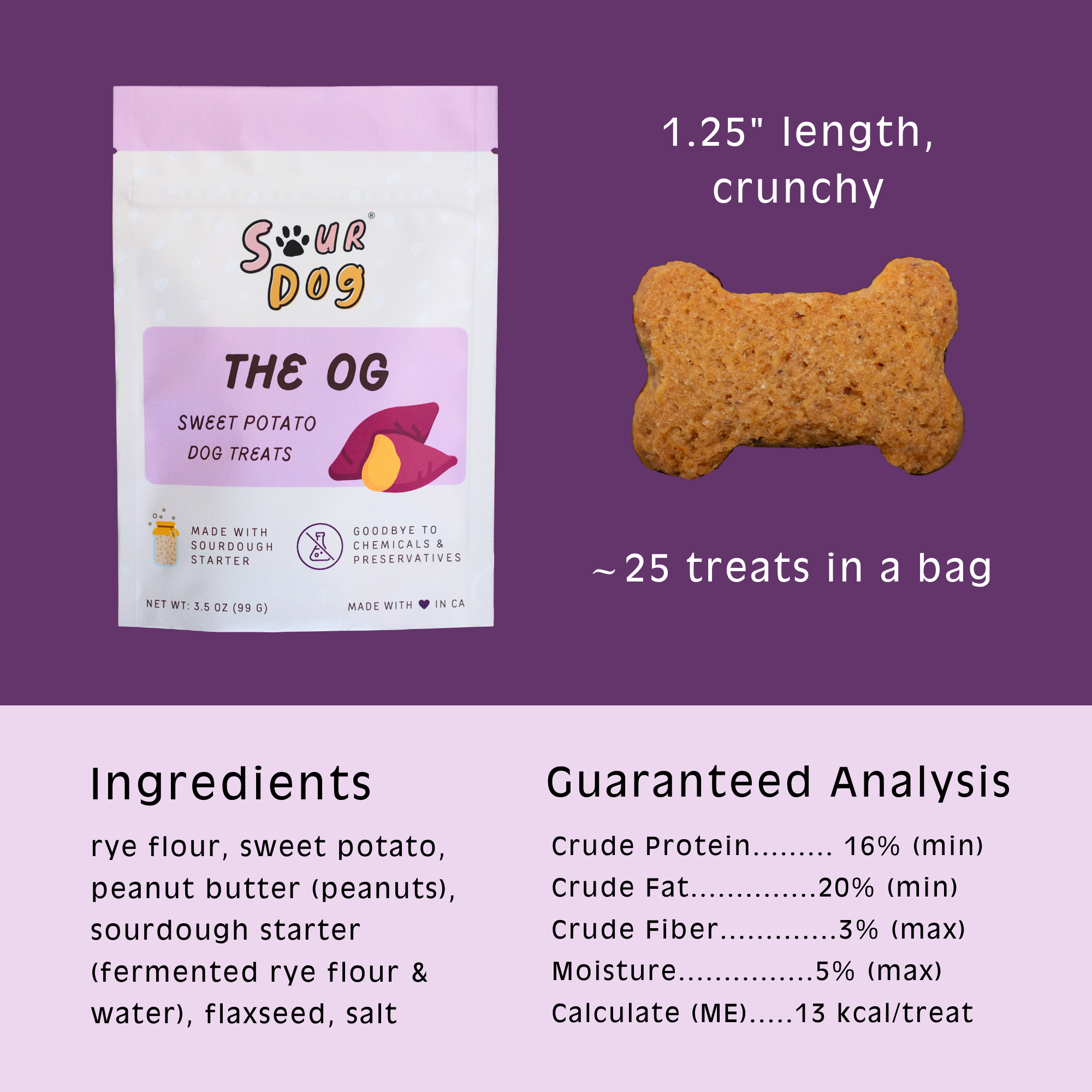 The OG - Sweet Potato Sourdough Dog Treats