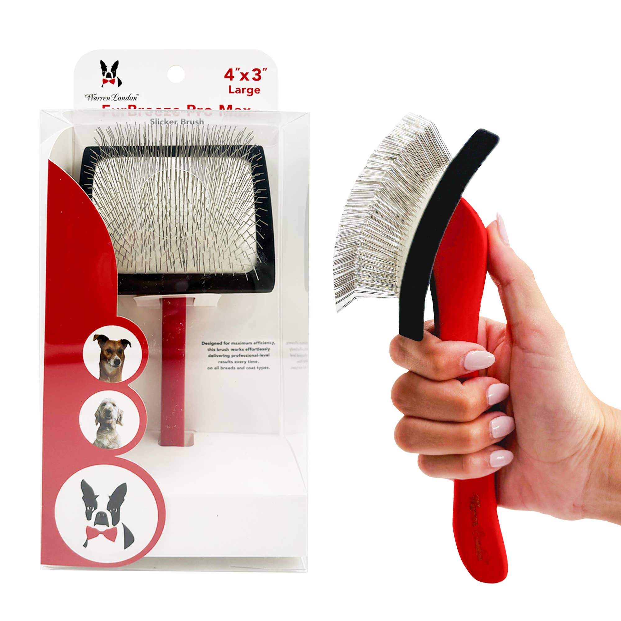 FurBreeze Pro Max Slicker Brush