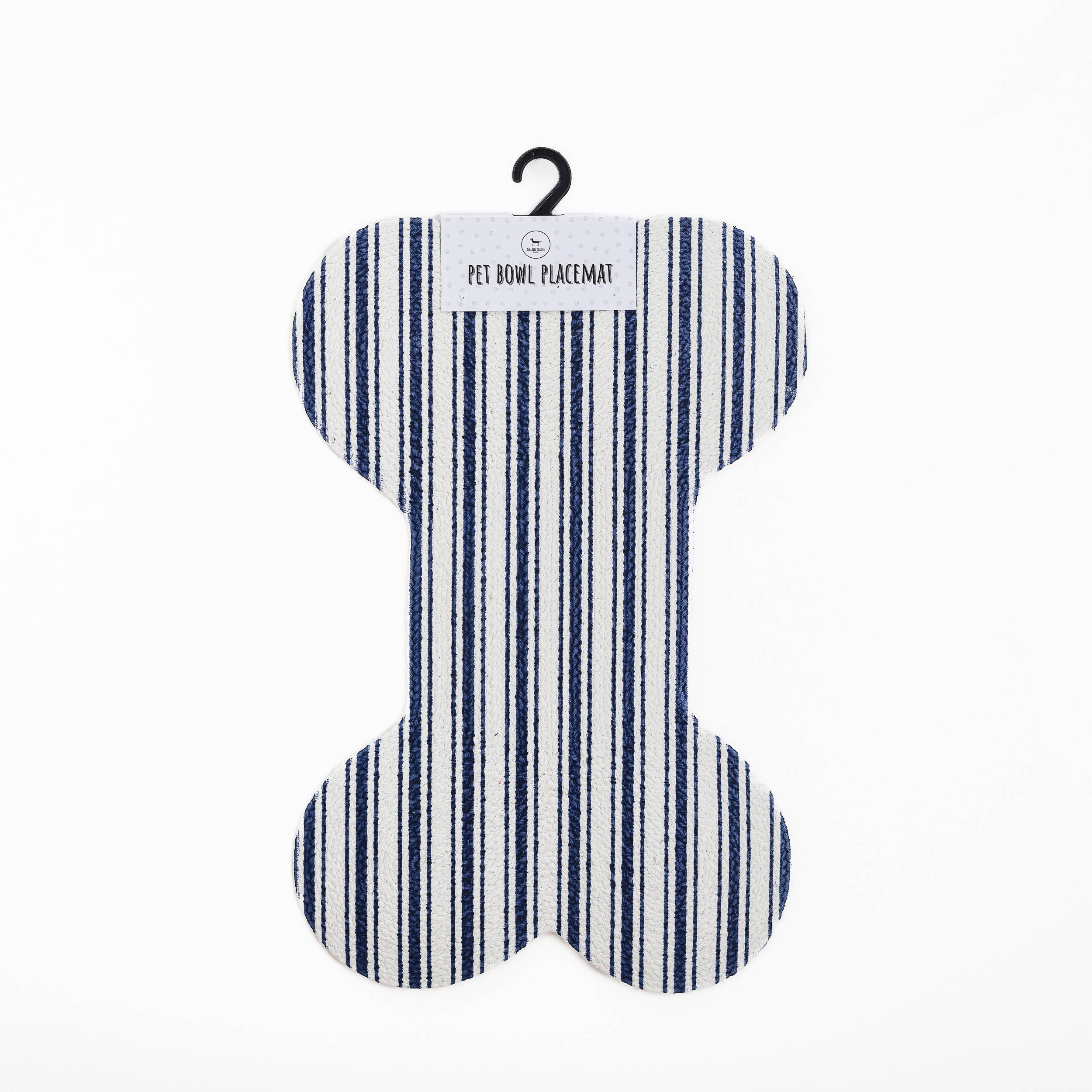 Hampton Pet Placemat - Stylish and Chic: Blue