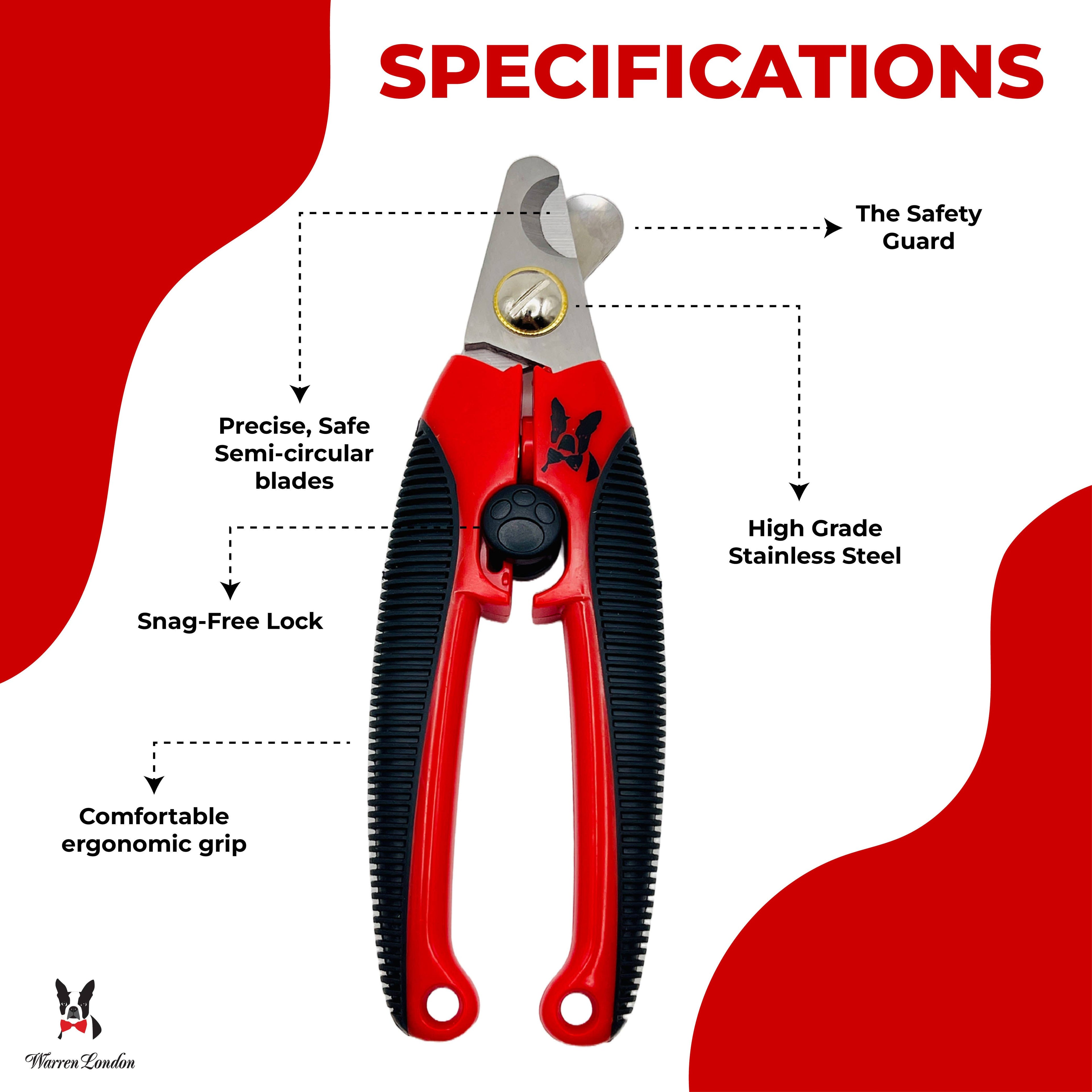 Warren London Dog Nail Clippers – For All Dog Sizes
