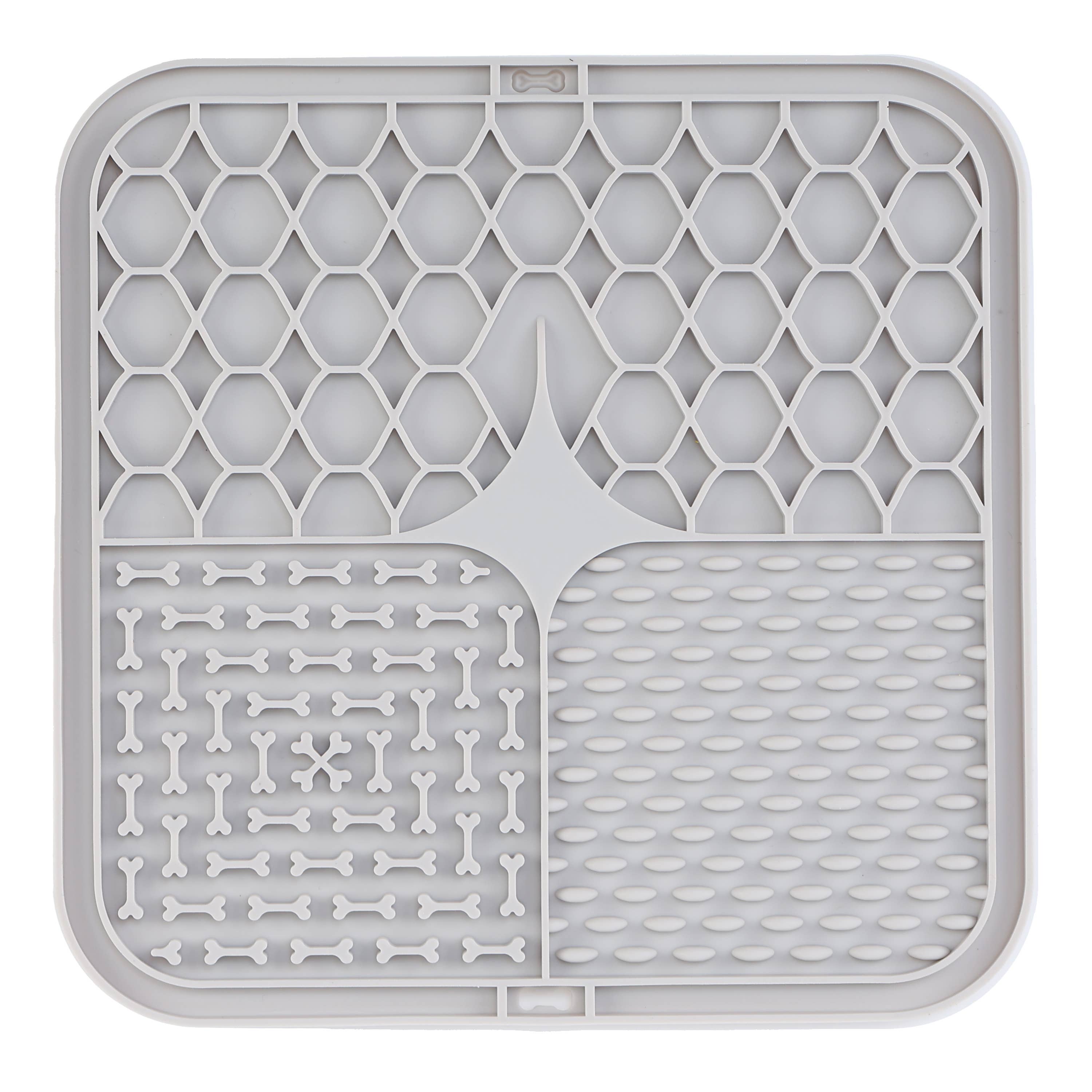 Calming Lick Mat: Light Grey