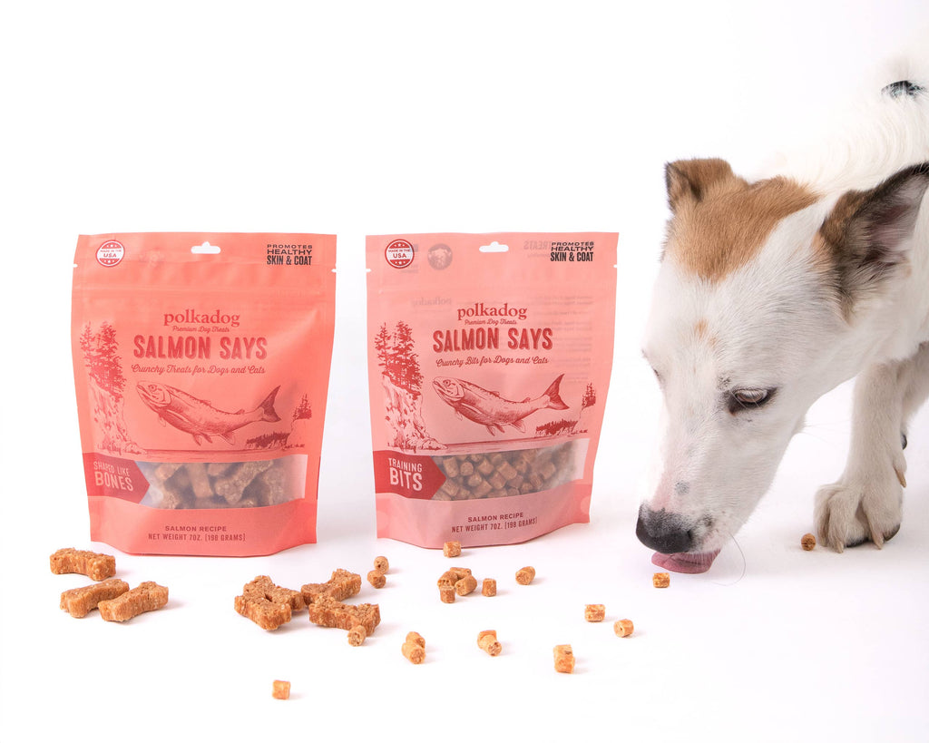 Salmon Says (Bone Shaped) - 7oz - Dog Treats