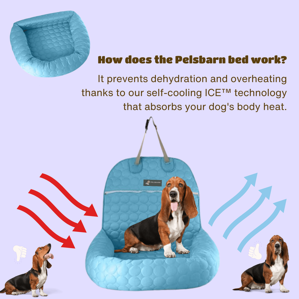 Cooling Car Bed Heat Relief - Pelsbarn 🐾: Beige / XL