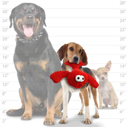 Mighty Microfiber Ball Lobster, Durable, Squeaky Dog Toy- Large