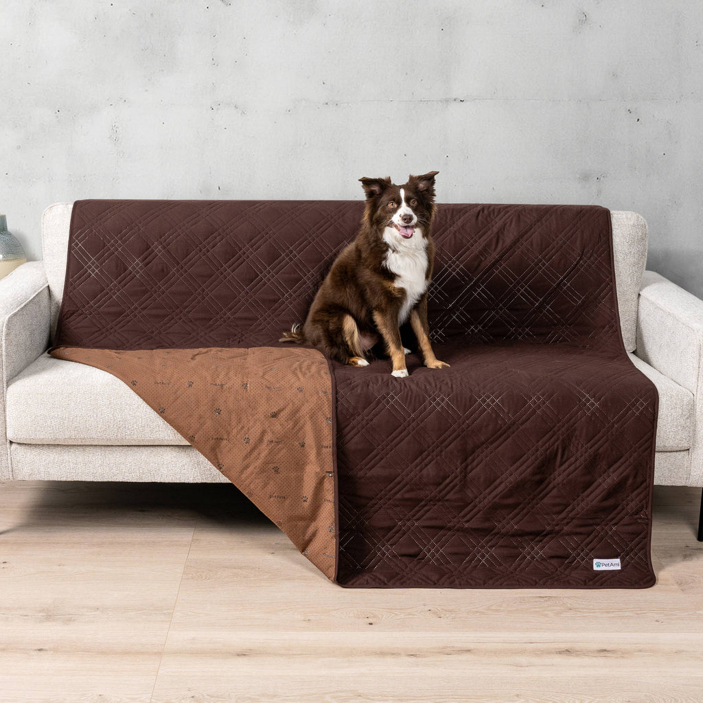 Waterproof Pet Furniture Cover Couch Protector: Olive Green / Large - 68" x 82"