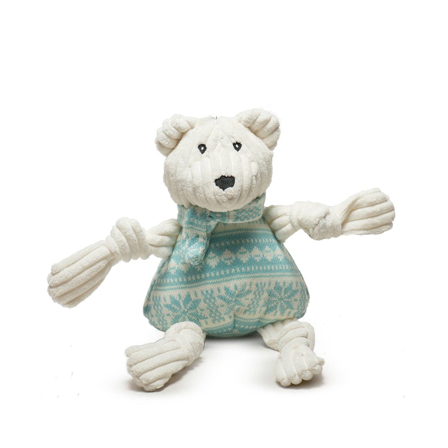 Tundra Polar Bear Knottie® Plush Dog Toy: Small