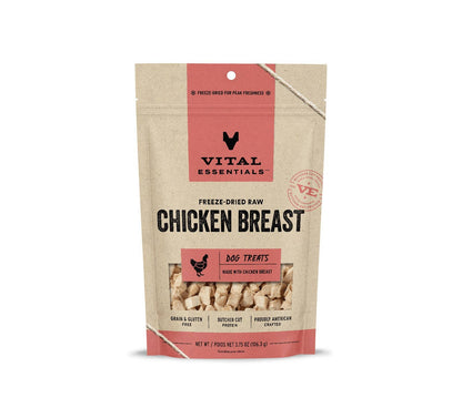 Vital Essentials Freeze-Dried Raw Chicken Breast Dog Treats