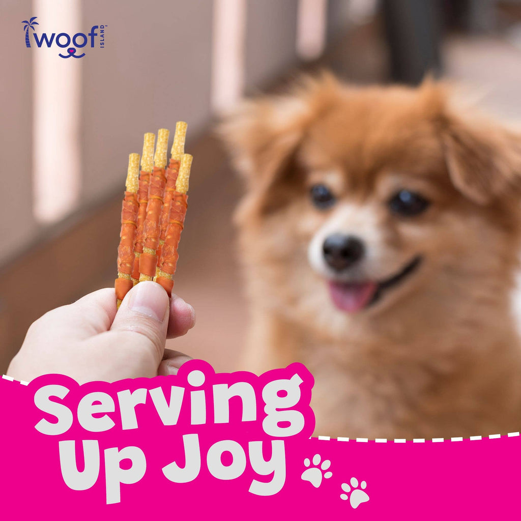 Coconut Dog Twist Treats (With Chicken) 12 Count: Single Bag