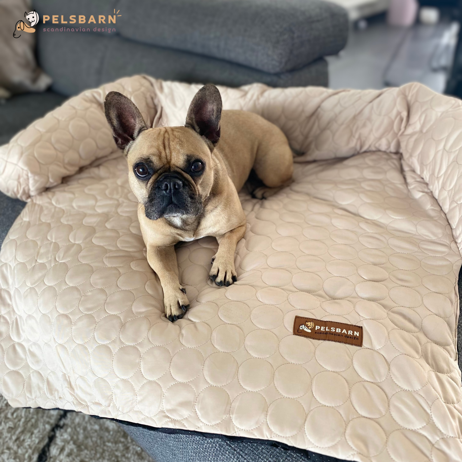Cooling Dog Bed Heat Relief - Pelsbarn : Beige / M/L