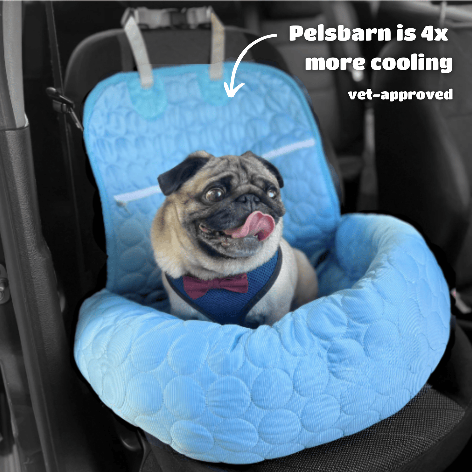 Cooling Car Bed Heat Relief - Pelsbarn 🐾: Beige / XL