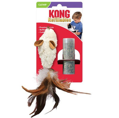 KONG® Refillables Feather Mouse Cat Toy