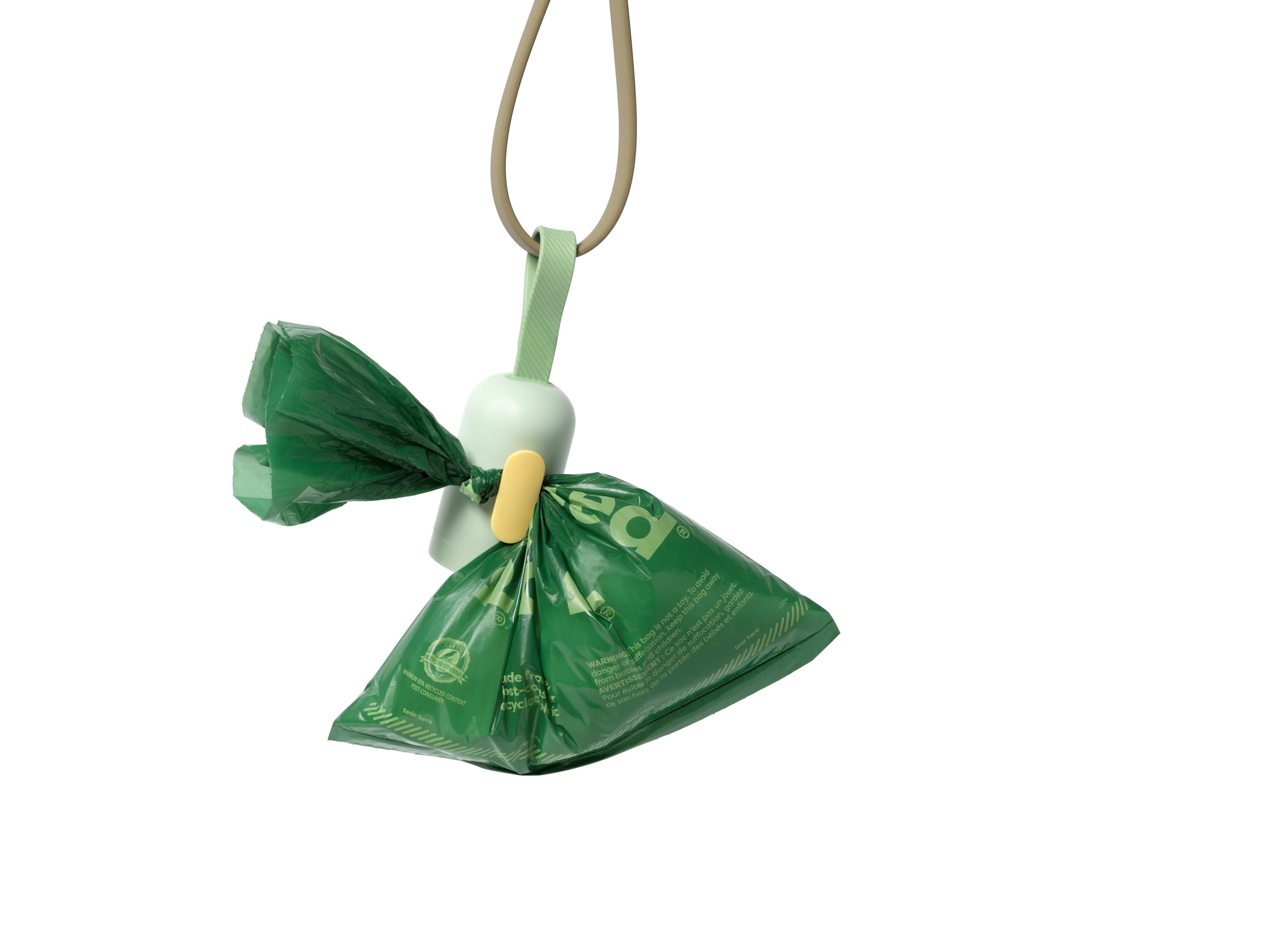 Earth Rated Poop Bag Dispenser with 15 Unscented Bags