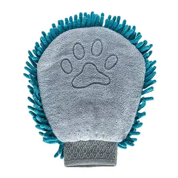 Messy Mutts Chenille Dog Grooming Mitt