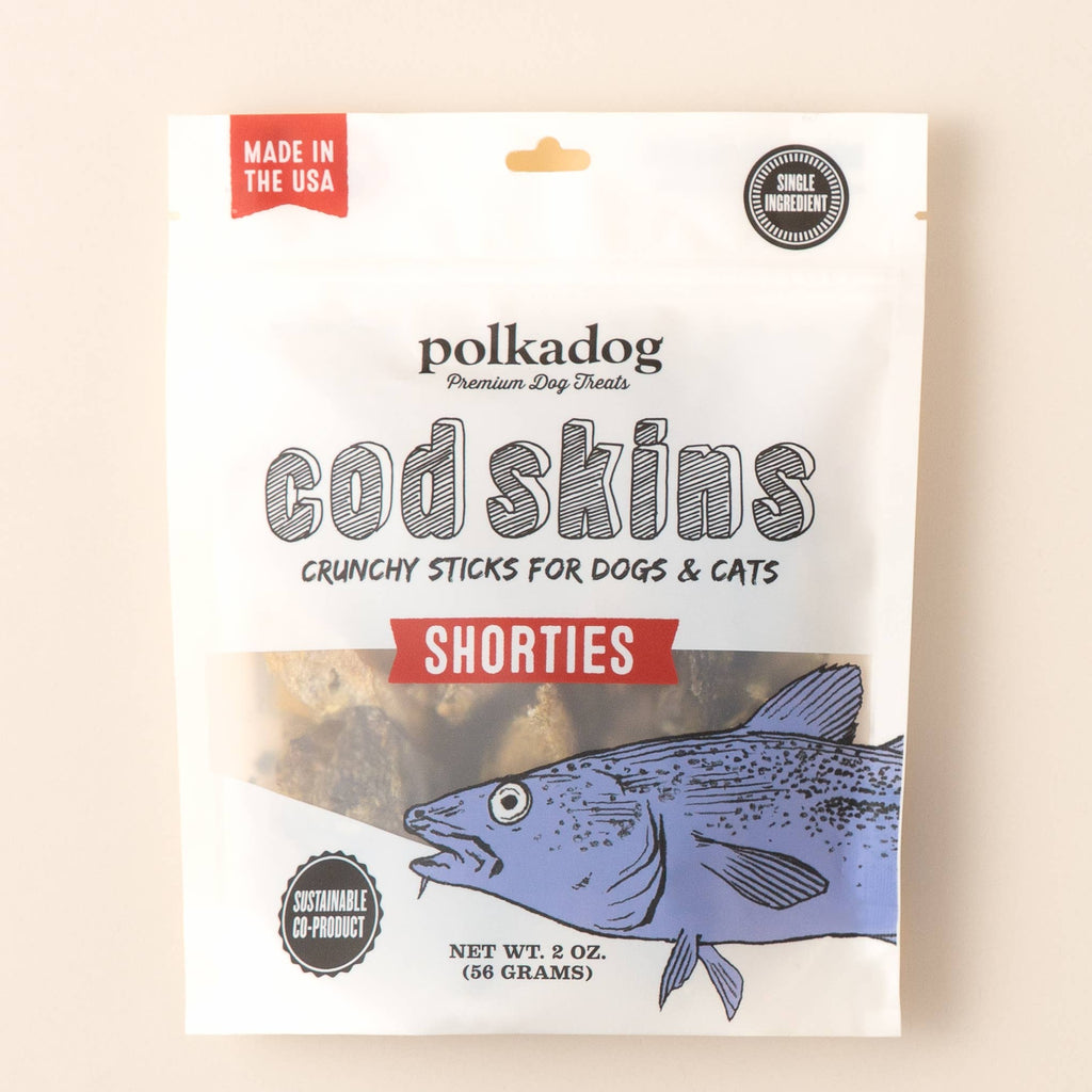 Cod Skin Shorties - 2oz - Dog Treats