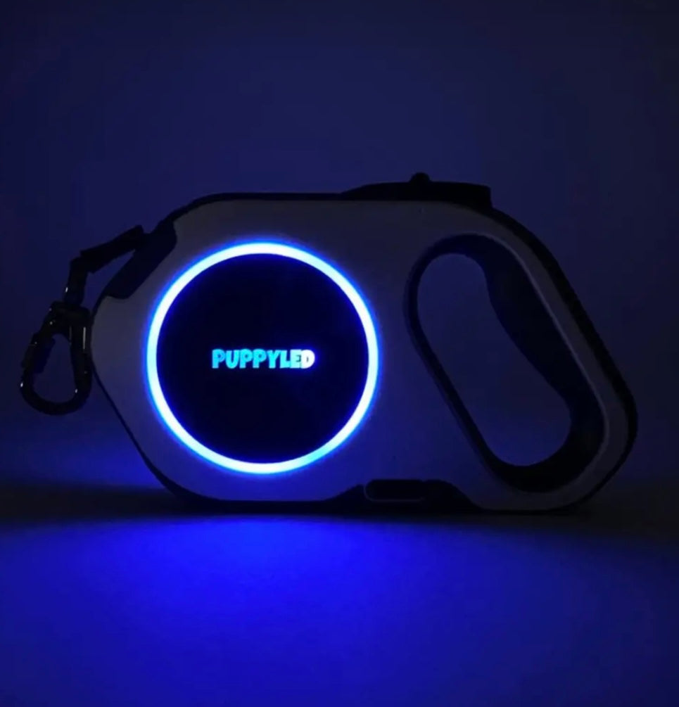 LED Retractable Dog Leash